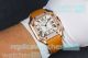 Best Quality Clone Cartier Santos White Dial Orange Leather Strap Watch (2)_th.jpg